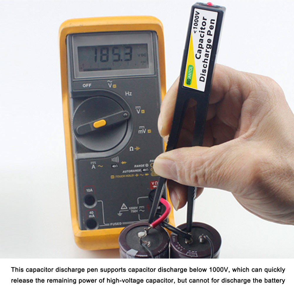 1000V Capacitor Discharge Pen High Voltage Quick Discharging Tool Constant Discharge Pen Electronic Repairs Discharge Pen