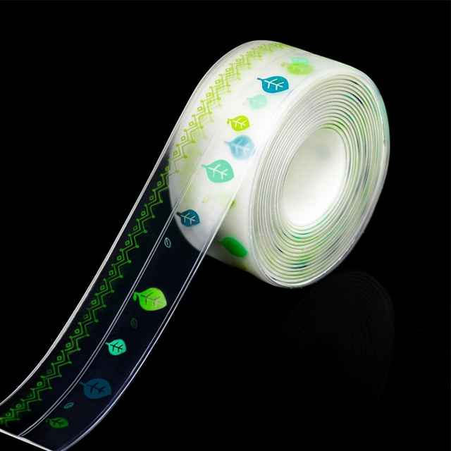 Kitchen Sink Waterproof Sticker Anti-mold Waterproof Tape Bathroom Countertop Toilet Gap Self-Adhesive Seam Stickers
