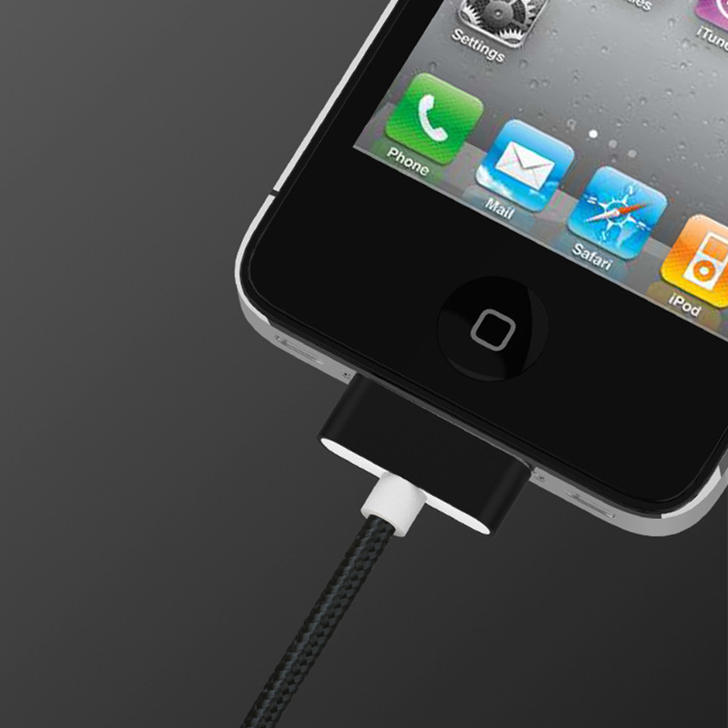 For iphone 4 cable 30 pin fast charger usb for apple iphone 4 s iPad 2 3 charging cabe touch parts port cord 1m 4se adapter