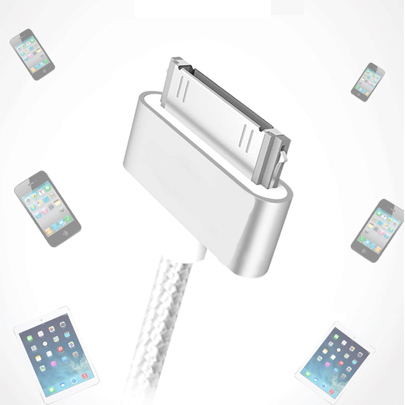 For iphone 4 cable 30 pin fast charger usb for apple iphone 4 s iPad 2 3 charging cabe touch parts port cord 1m 4se adapter