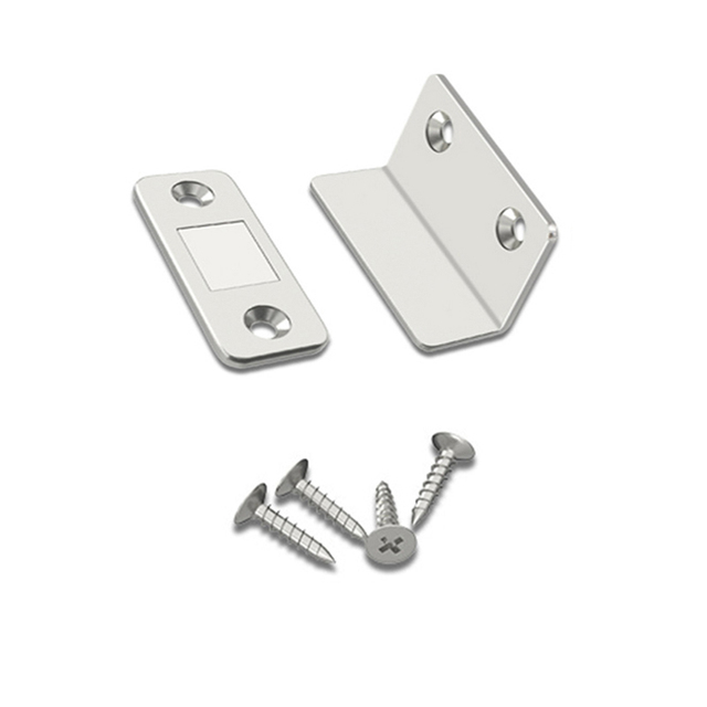 Non-perforated Magnetic Door Closer Automatic Sensor Door Closer for Drawers Rawstring Strong Magnet Cupboard Ultra Thin Closure