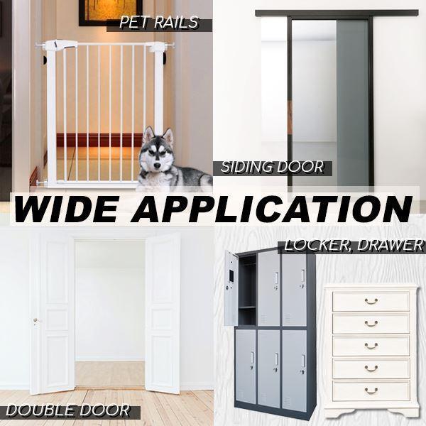 Non-perforated Magnetic Door Closer Automatic Sensor Door Closer for Drawers Rawstring Strong Magnet Cupboard Ultra Thin Closure