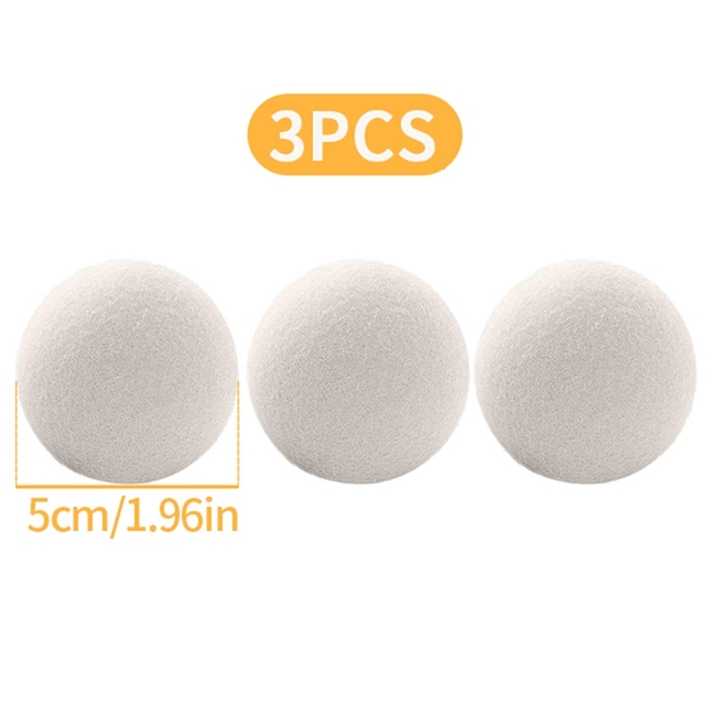 Wool Dryer Ball Reusable Softener Laundry Balls Drying Wool Balls Fabric Softener Drying Clothes Washing Machine Accessories