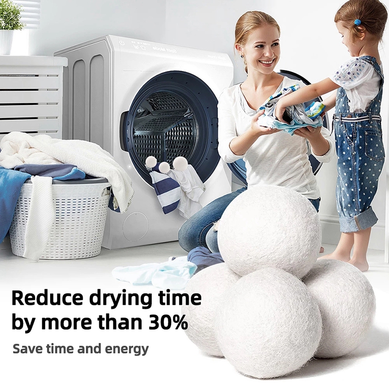 Wool Dryer Ball Reusable Softener Laundry Balls Drying Wool Balls Fabric Softener Drying Clothes Washing Machine Accessories