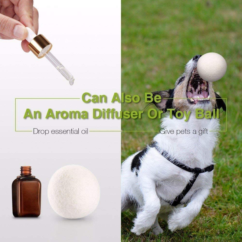 Wool Dryer Ball Reusable Softener Laundry Balls Drying Wool Balls Fabric Softener Drying Clothes Washing Machine Accessories