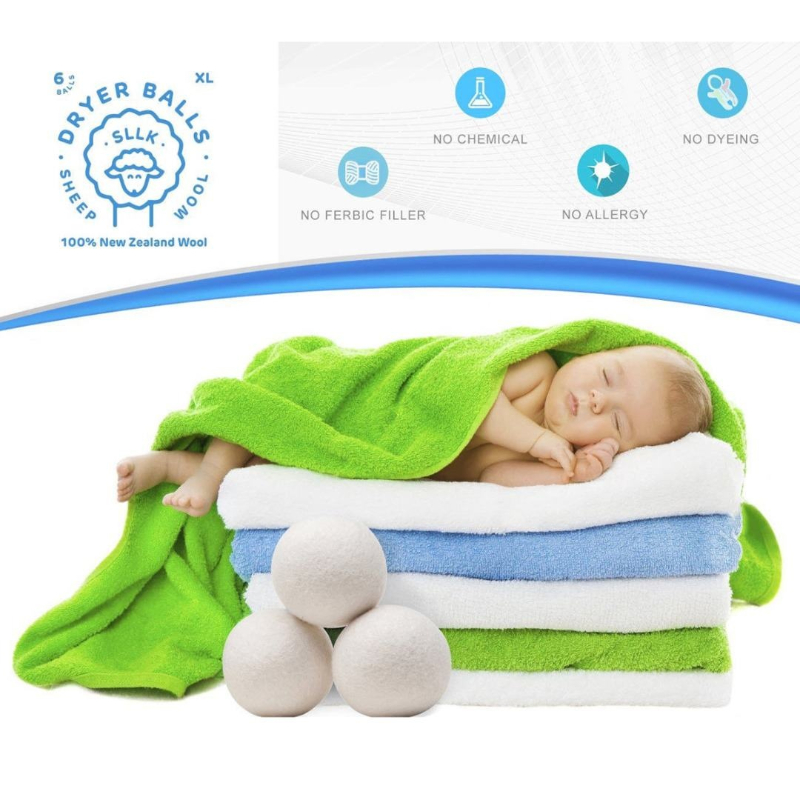 Wool Dryer Ball Reusable Softener Laundry Balls Drying Wool Balls Fabric Softener Drying Clothes Washing Machine Accessories