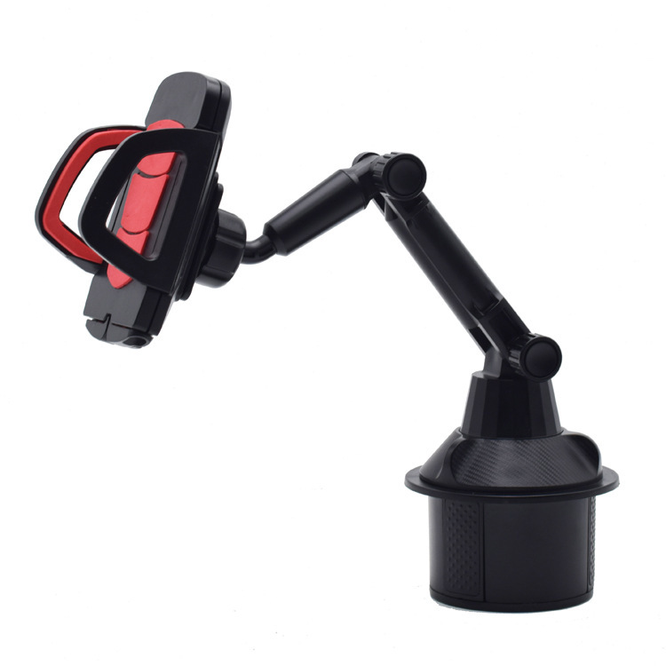 Car Inner Center Console Adjustable Angle Car Cup Holder Cellphone Mount Stand Cradle for Mobile Phones Car Cup Dual Phone and Pad Adjustment Holder