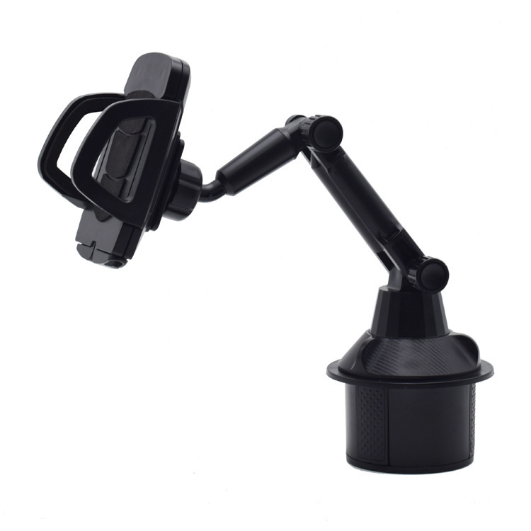 Car Inner Center Console Adjustable Angle Car Cup Holder Cellphone Mount Stand Cradle for Mobile Phones Car Cup Dual Phone and Pad Adjustment Holder