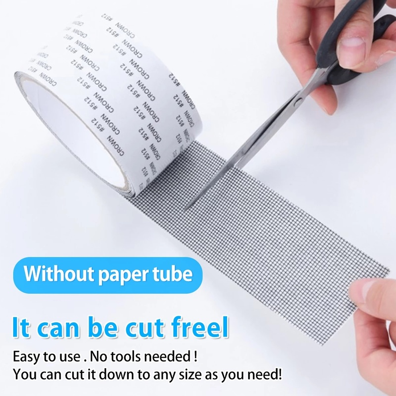 5*200cm Window Net Anti-mosquito Mesh Patch Repair Tape Summer Screen Window Door Mosquito Netting Patch Screen Repair Patch