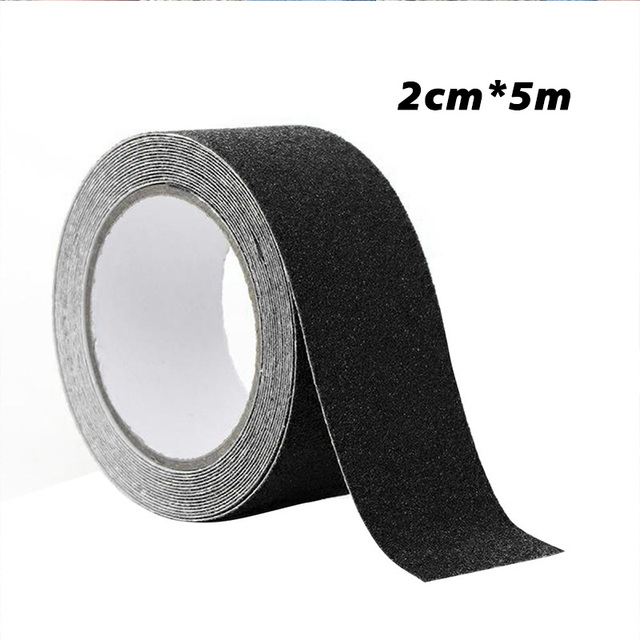 5M Anti-slip Tape Outdoor Anti-Slip Strips Shower Floor Stickers on Slip Traction Abrasive Adhesive Stairs Safety Tread Step