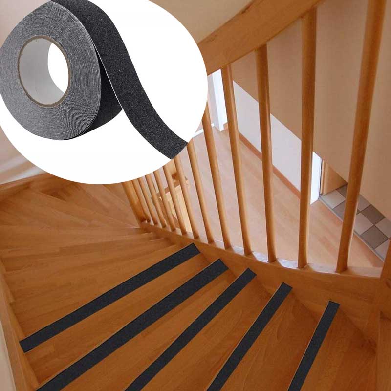 5M Anti-slip Tape Outdoor Anti-Slip Strips Shower Floor Stickers on Slip Traction Abrasive Adhesive Stairs Safety Tread Step