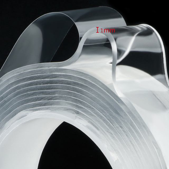 1M Nano Tape Bathroom Kitchen Waterproof and Mildew Proof Tape Sink Bathtub Strong Self Adhesive Double Sided Tapes