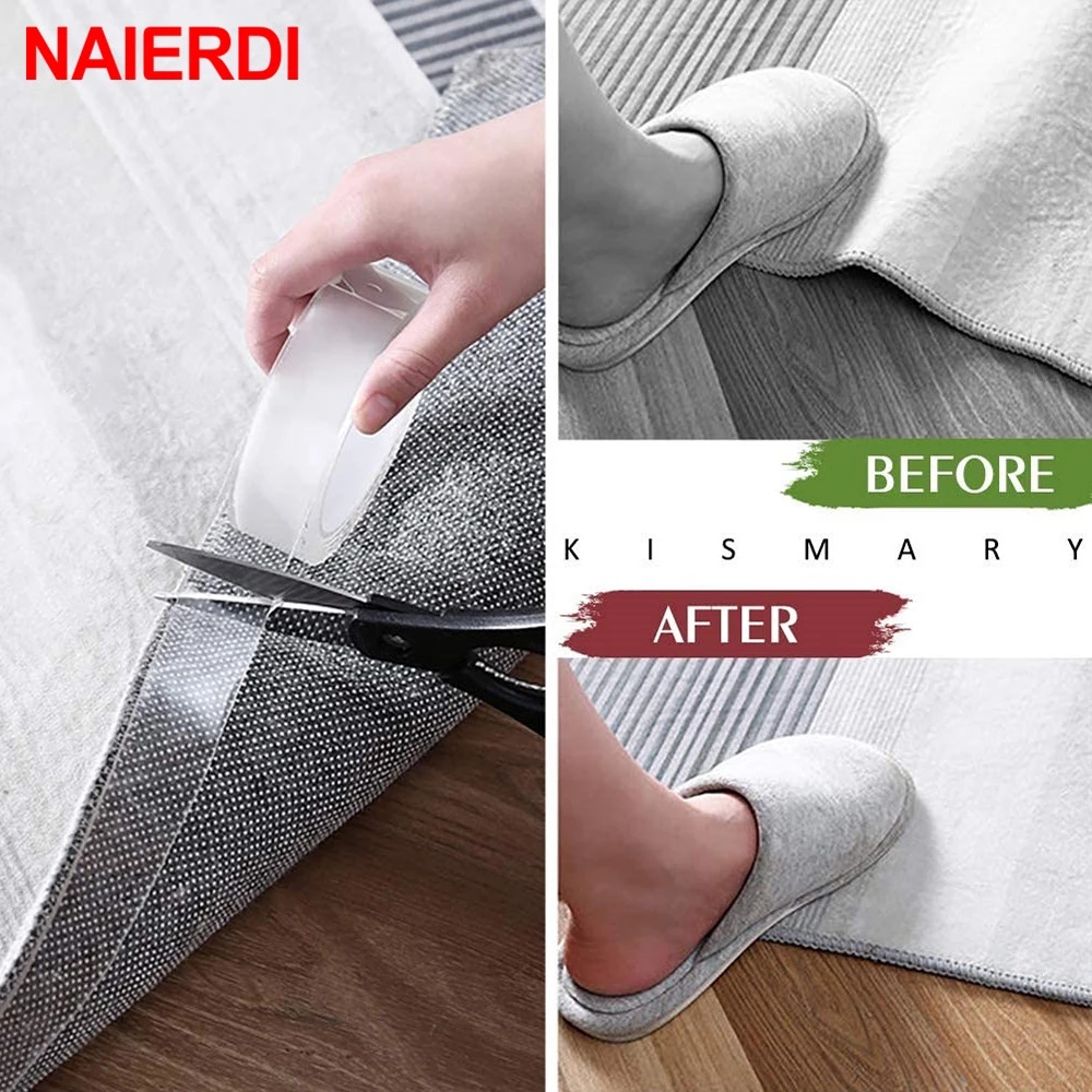 1M Nano Tape Bathroom Kitchen Waterproof and Mildew Proof Tape Sink Bathtub Strong Self Adhesive Double Sided Tapes