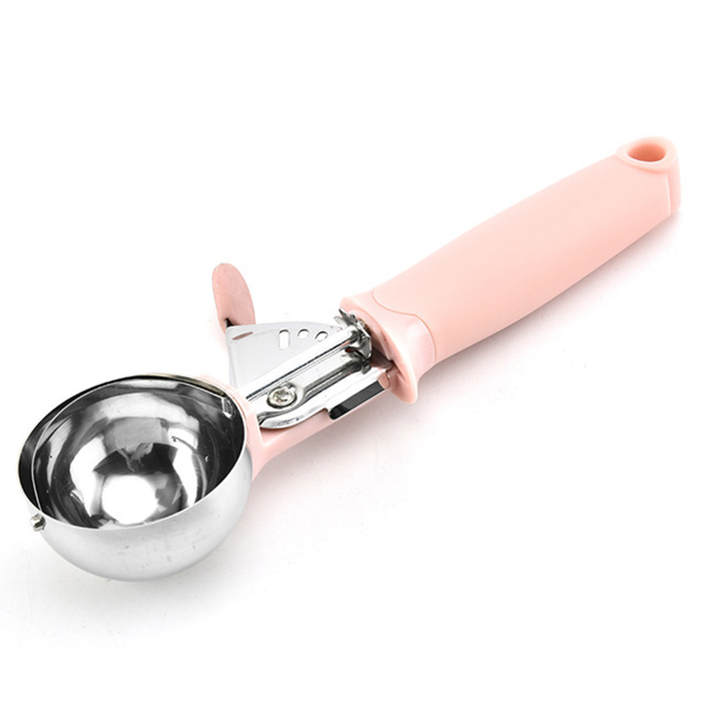 Ice Cream Scoop Stainless Steel Ice Cream Spoon Metal Icecream Cookie Scoop Melon Fruit Baller Ice Ball Maker Kitchen Tools