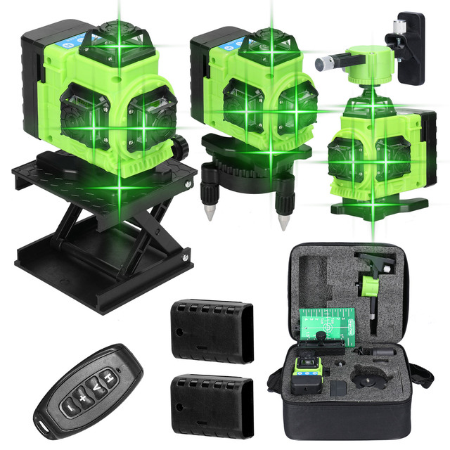 16 Lines Laser Level 3° Self-leveling Function Leveling Tool Omnidirectional Ground Wall Sticker Home Improvement Laser Level