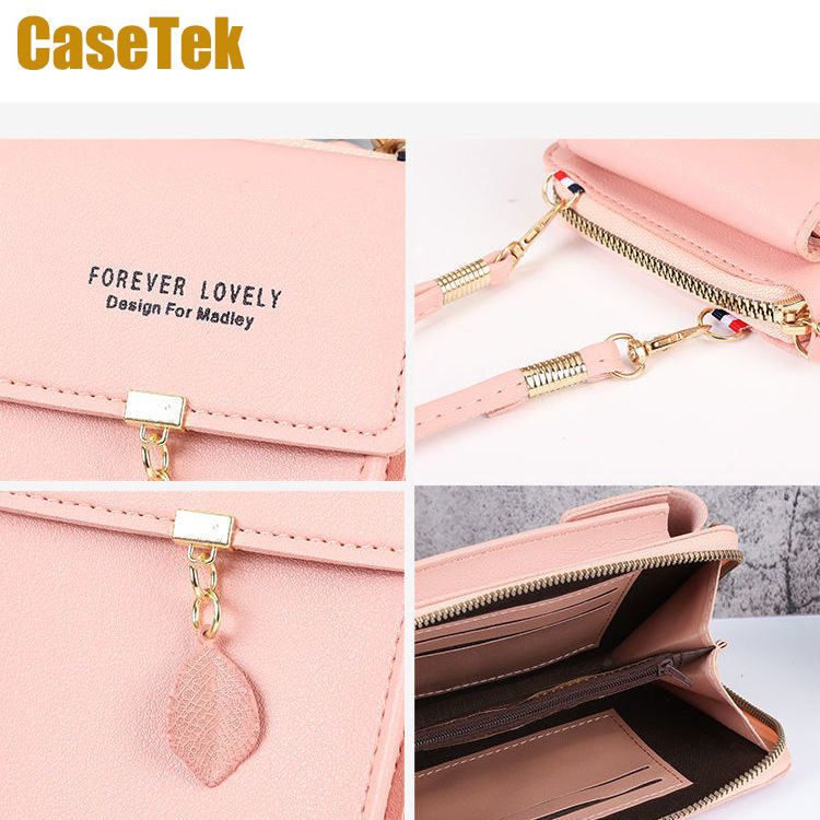 New Arrival Fast delivery Wallet phone bag PU leather purse small sling bag ladies fashion bag handbags for women lady sling bag women's bag