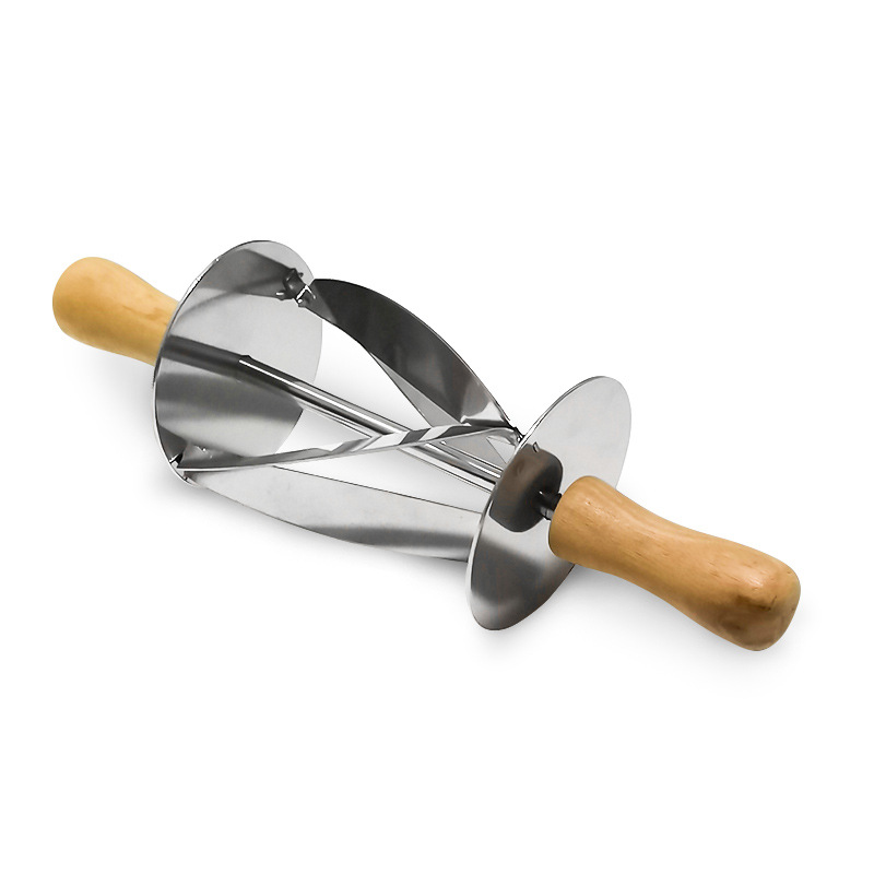 Kitchen Baking Stainless Steel Rolling Dough Cutter For Making Croissant Cake Decorating Tools Rolling Knife For Croissant Bread