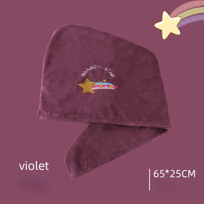Women Girl's Magic Microfiber Shower Cap Towel Bath Hats for Women Dry Hair Cap Quick Drying Soft for Lady Turban Head