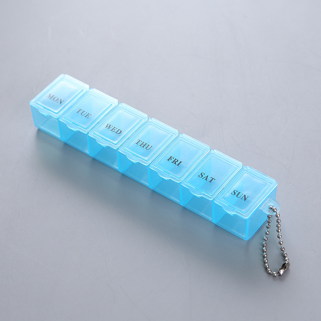 7 Days Weekly Pills Box Tablet Holder Storage Case Medicine Drug Container Mini 7 Cells Pill Box Tablet Storage Box