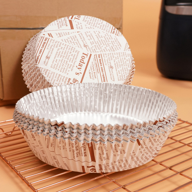 50pc Air Fryer Baking Paper Oil isolation Paper for Household BBQ Plate Oven Kitchen Pan Pad Airfryer Liners Non-stick Accessori