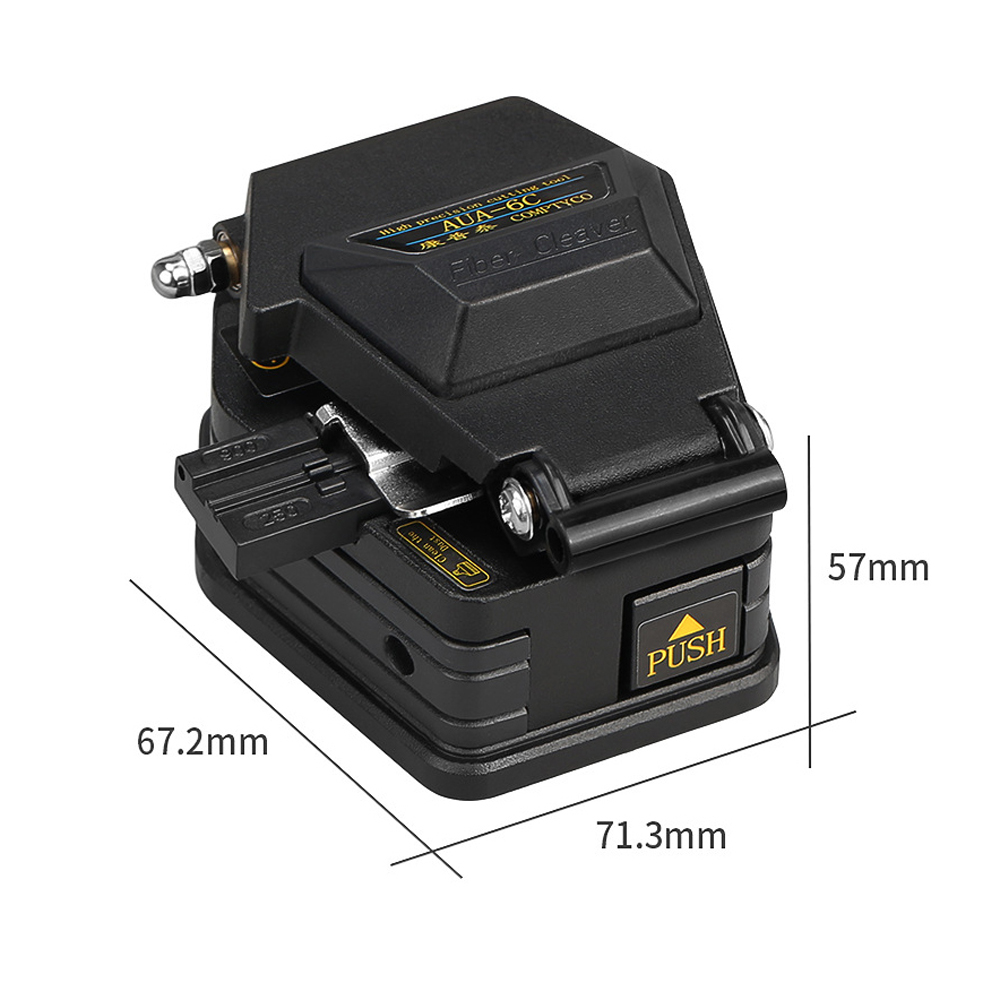 Fiber Cleaver Cable Cutting Tool FTTT Fiber Optic Cutter Sungsten Steel Blade Cleavers with 3in1 Fixture