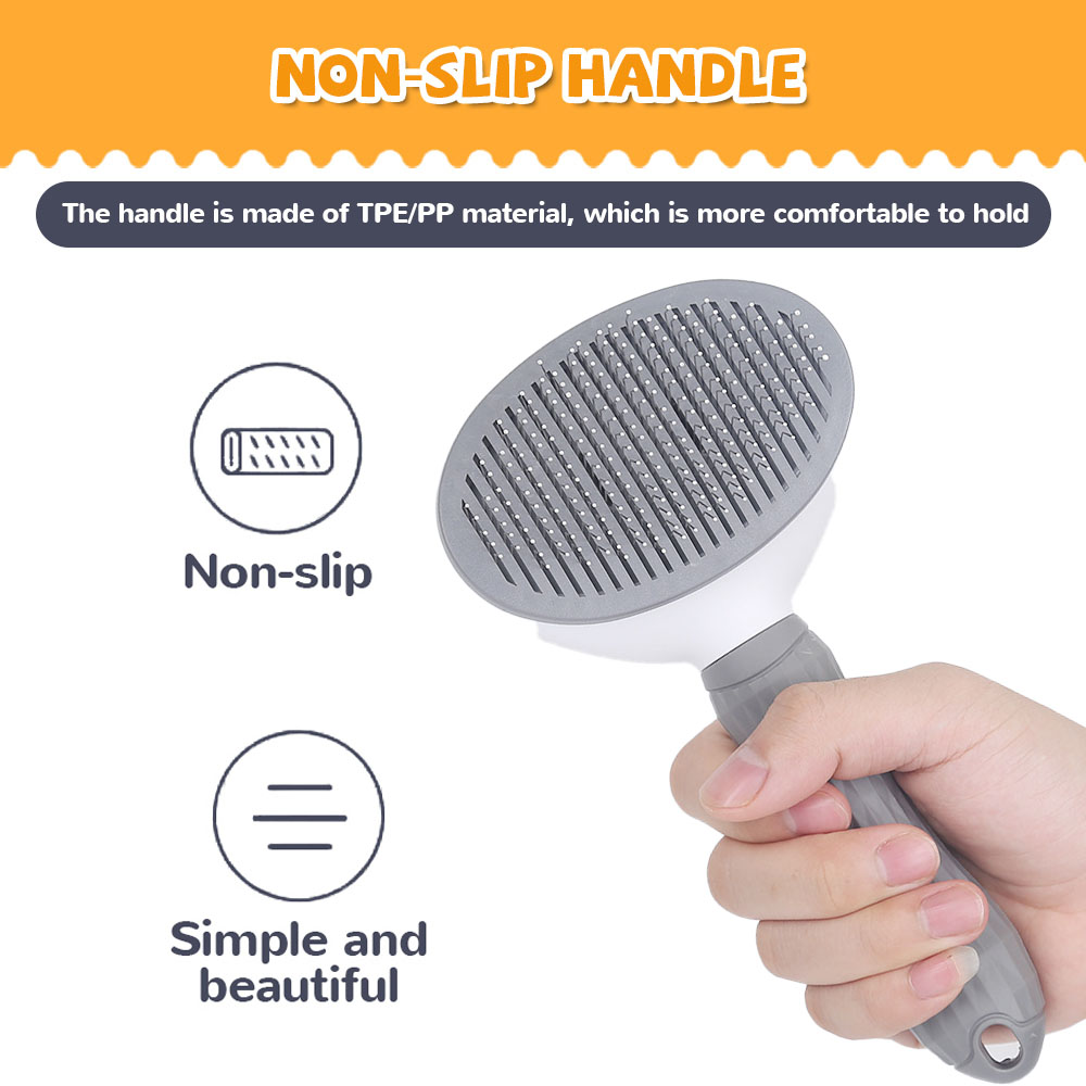 Pet Massage Comb Grooming Care Stainless Steel Needle For Clean Remove Floating Long Hair Cats Brush Dogs Cat Accessories Gatos
