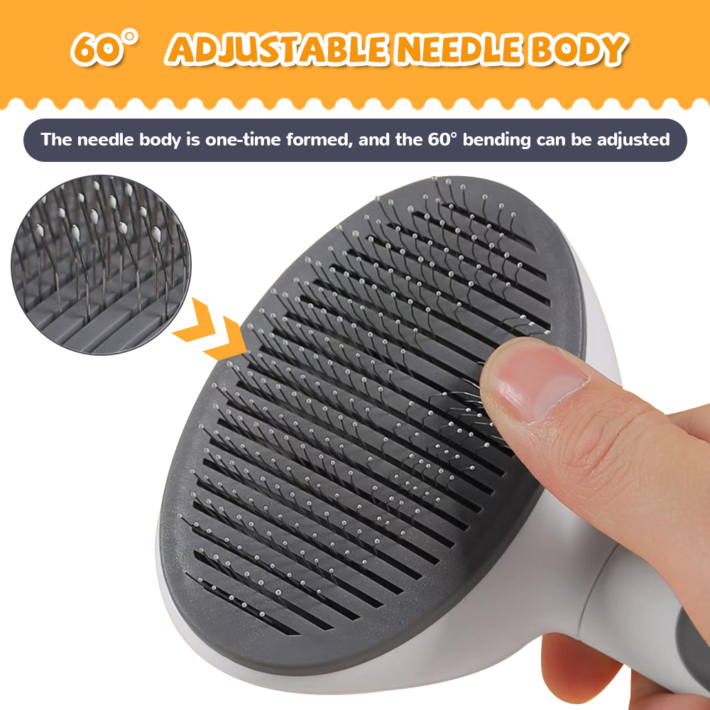 Pet Massage Comb Grooming Care Stainless Steel Needle For Clean Remove Floating Long Hair Cats Brush Dogs Cat Accessories Gatos