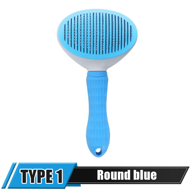 Pet Massage Comb Grooming Care Stainless Steel Needle For Clean Remove Floating Long Hair Cats Brush Dogs Cat Accessories Gatos