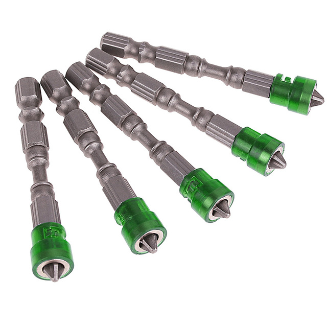 5pcs Magnetic Screwdriver Bit Non-slip Hex Hand Tools Single Head Screwdriver Driver Set Plasterboard Screw Bits For Power Tools