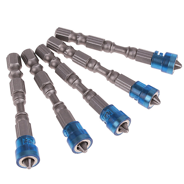 5pcs Magnetic Screwdriver Bit Non-slip Hex Hand Tools Single Head Screwdriver Driver Set Plasterboard Screw Bits For Power Tools