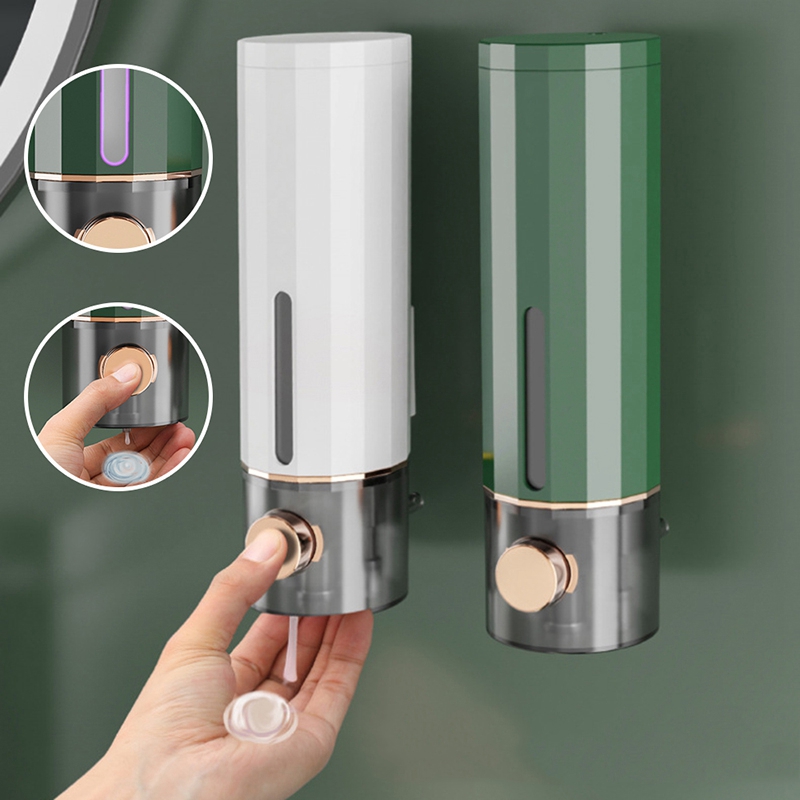 450ml Press-Type Liquid Soap Dispenser Wall Mounted Sanitizer Storage Box Shower Gel shampoo organizer Bathroom Accessories