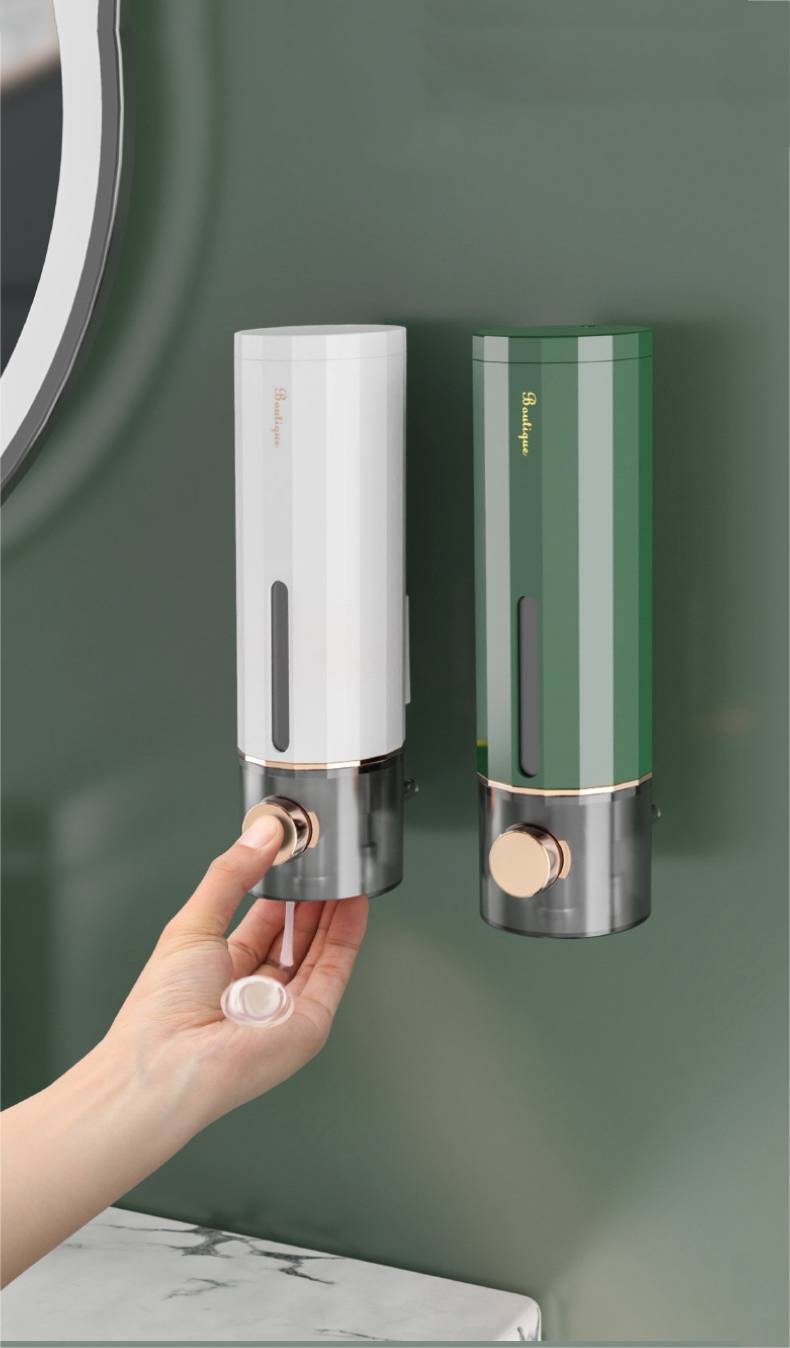 450ml Press-Type Liquid Soap Dispenser Wall Mounted Sanitizer Storage Box Shower Gel shampoo organizer Bathroom Accessories