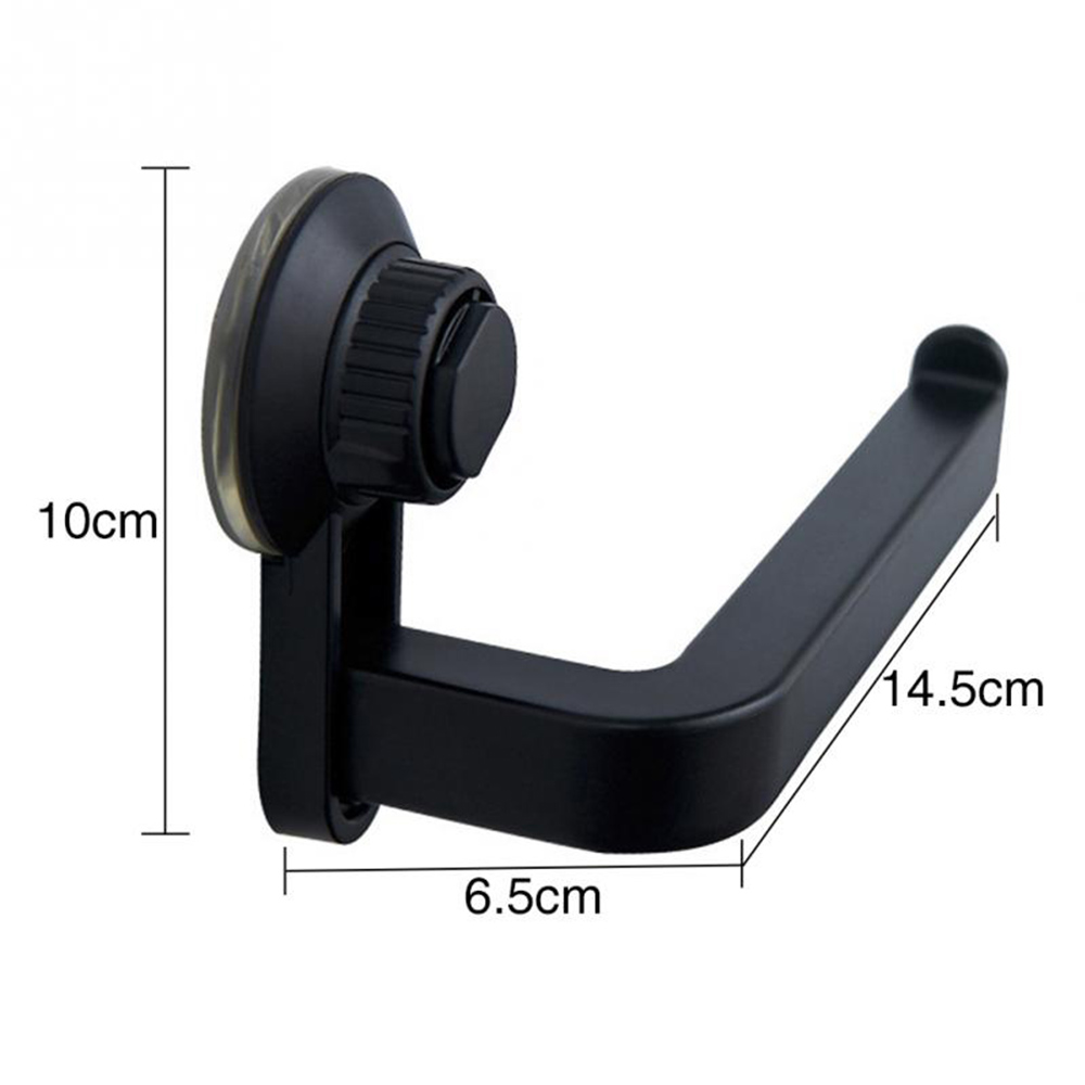 Bathroom Kitchen Paper Holder Uper Storage Suction Cup Wall Mount Removable Rack For Placing Rolls or Hanging Towels