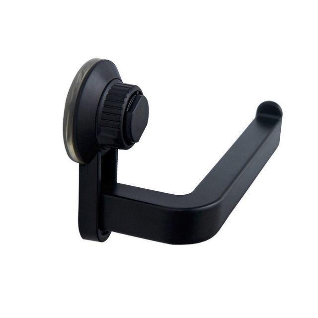 Bathroom Kitchen Paper Holder Uper Storage Suction Cup Wall Mount Removable Rack For Placing Rolls or Hanging Towels
