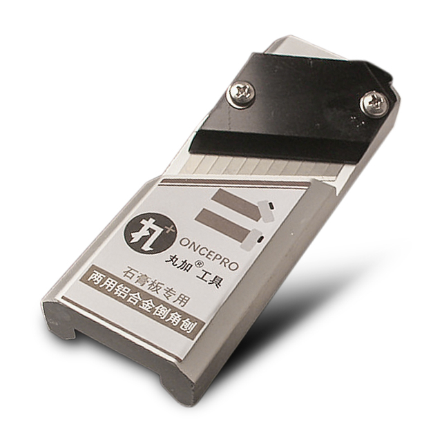 Aluminum Alloy Plane Planer Plasterboard Chamfering Planer Wood Edges Trimming Tool Tilt 45° Angle Ceiling Decorative Planer