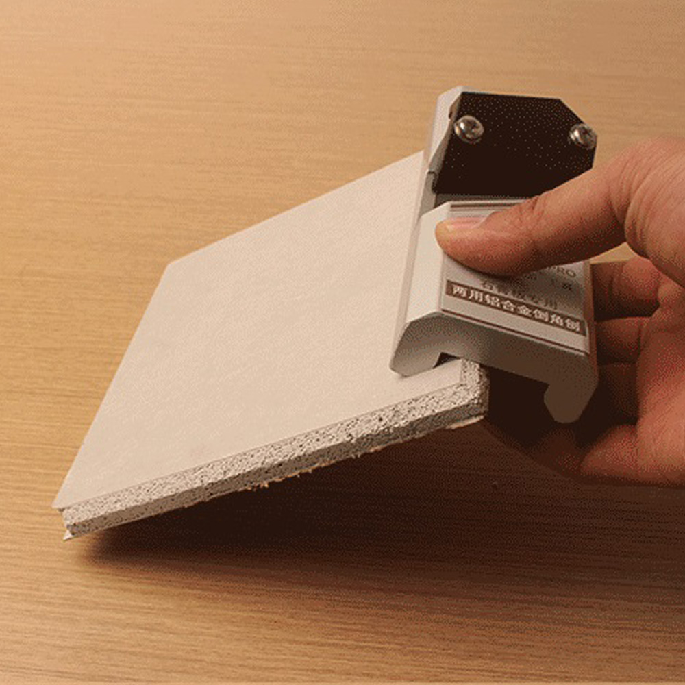 Aluminum Alloy Plane Planer Plasterboard Chamfering Planer Wood Edges Trimming Tool Tilt 45° Angle Ceiling Decorative Planer