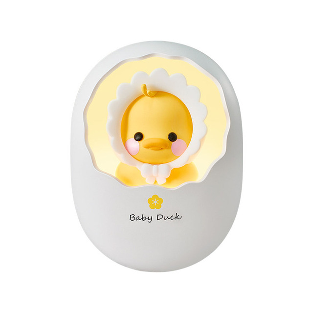 Eggshell Electric Hands Heater Mobile Power Supply Nightlight Electric Warmer USB Rechargeable Student Gifts for Home Office Use