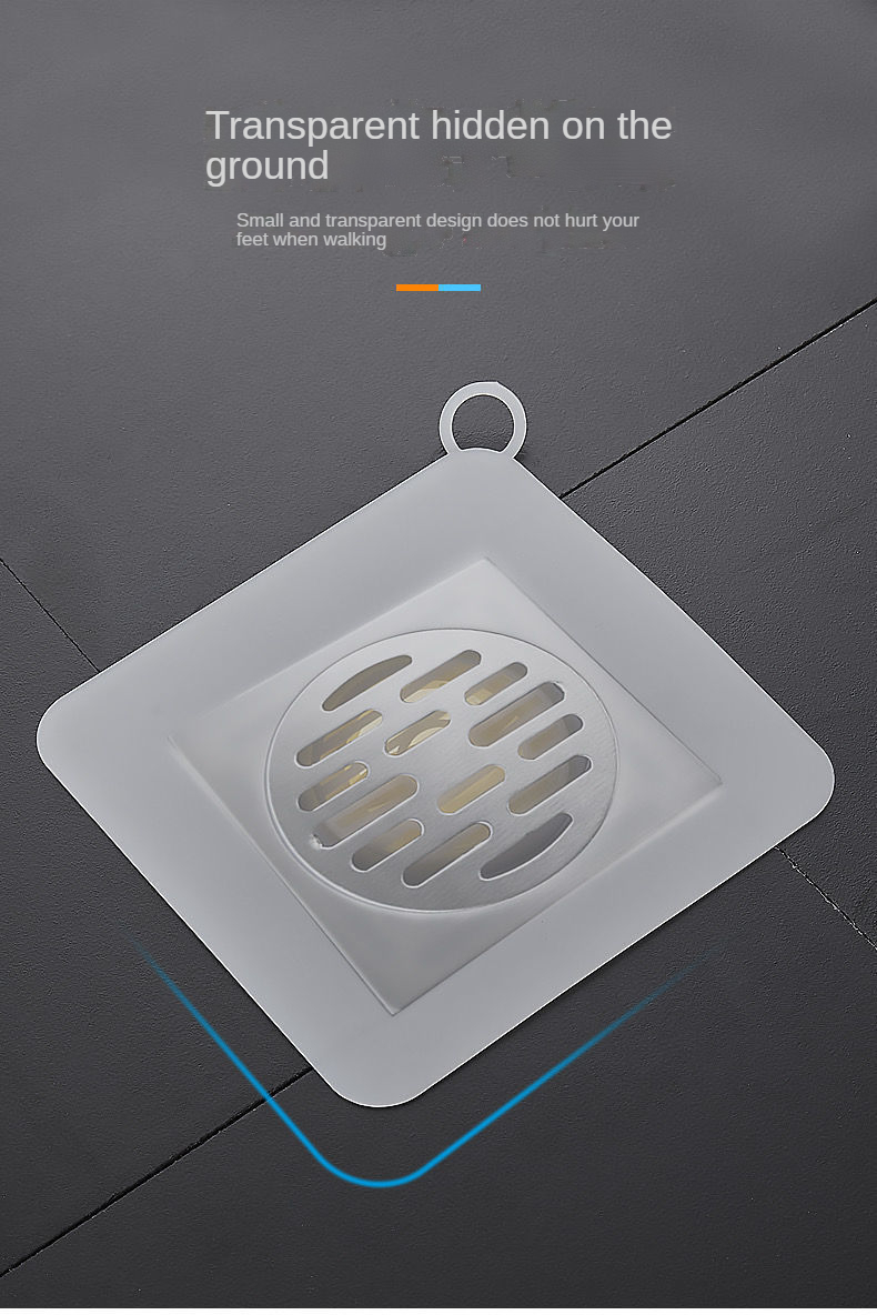 Silicone Floor Drain Deodorant Pad Toilet Sewer Anti Odor Floor Drain Cover Sink Water Stopper Bathroom Equipment For Home