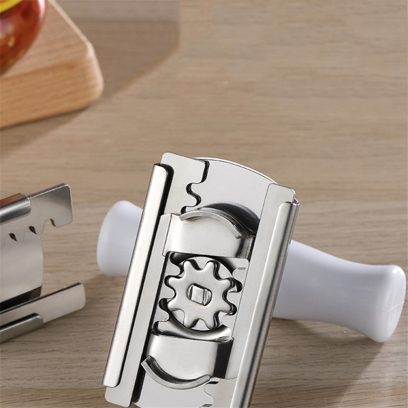 Stainless Steel Bottle Opener Adjustable Non-Slip Can Opener Kitchen Accessories Multifunction Manual Jar Opener