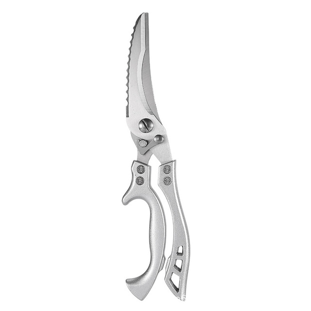Multifunctional Kitchen Powerful Chicken Bone Scissors Chicken Duck Fish Cutter Shears Stainless Steel Scissors Clean Cook Sciss