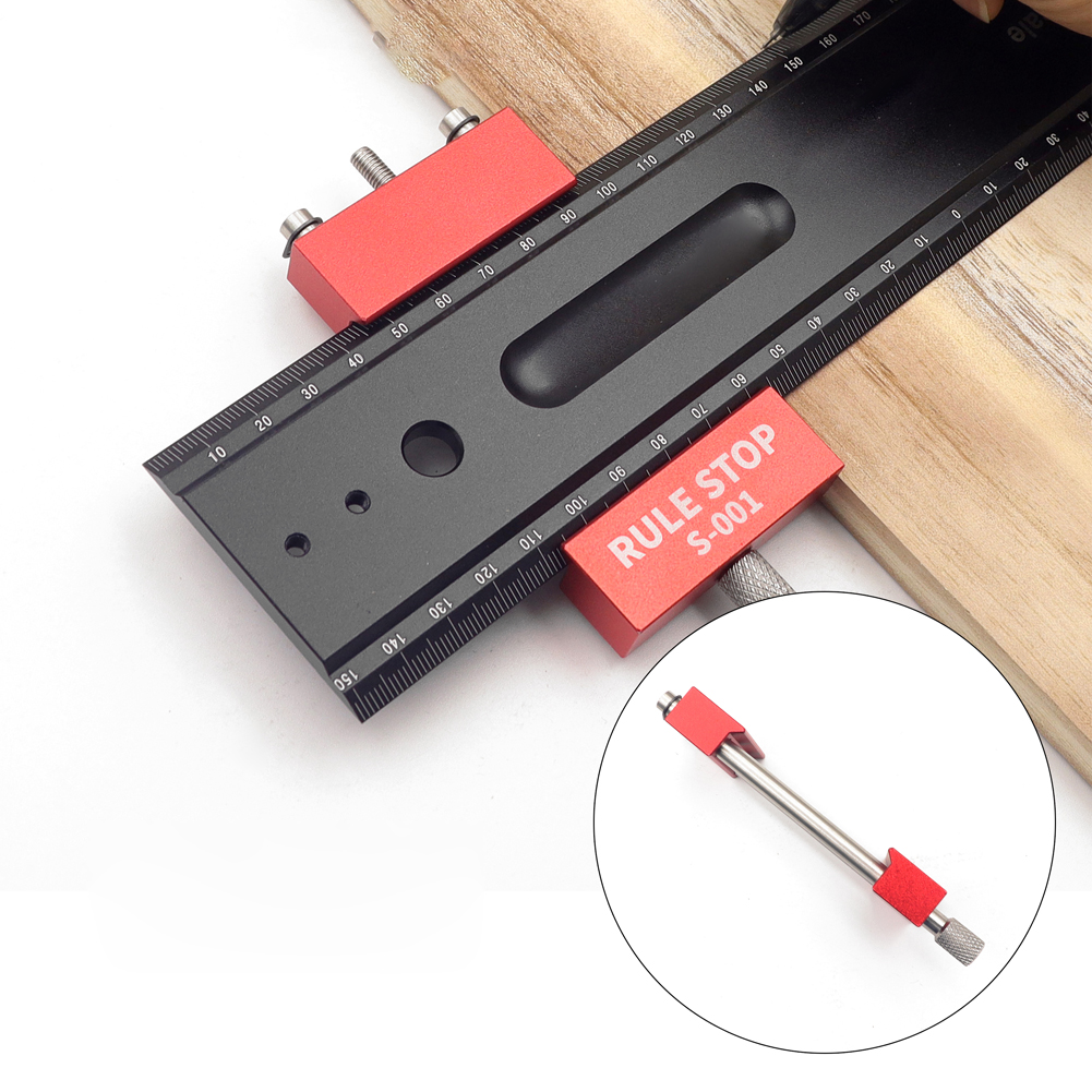 Best price for Scribing Ruler Stop Position Adjustable Scale Ruler ...