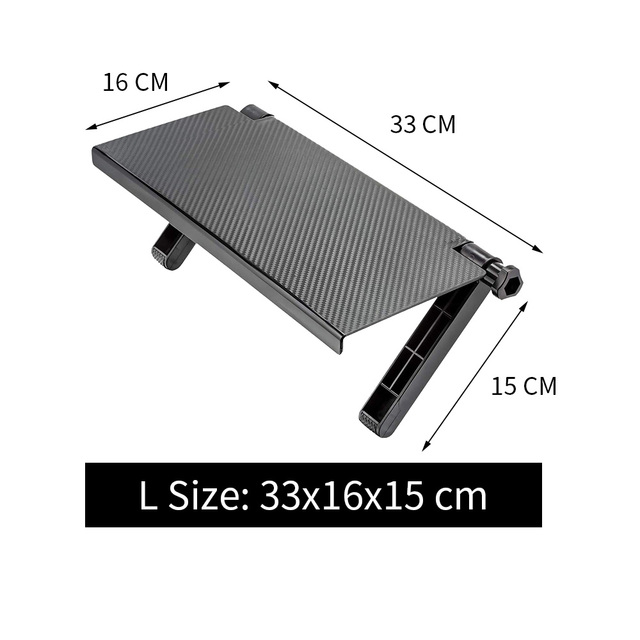 Adjustable TV Screen Top Shelf Organizer Bracket Stand Monitor Top Shelf Storage Holder for Media Boxes, Router, Game Console