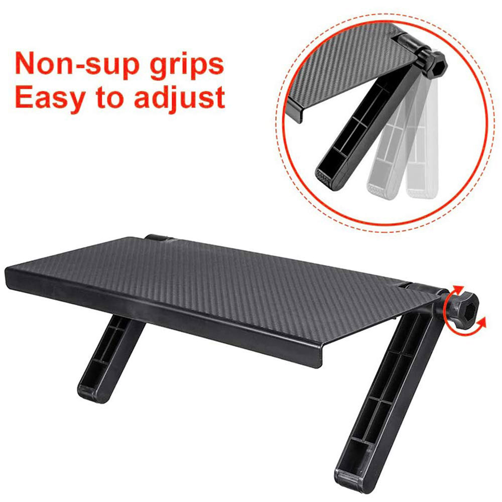 Adjustable TV Screen Top Shelf Organizer Bracket Stand Monitor Top Shelf Storage Holder for Media Boxes, Router, Game Console