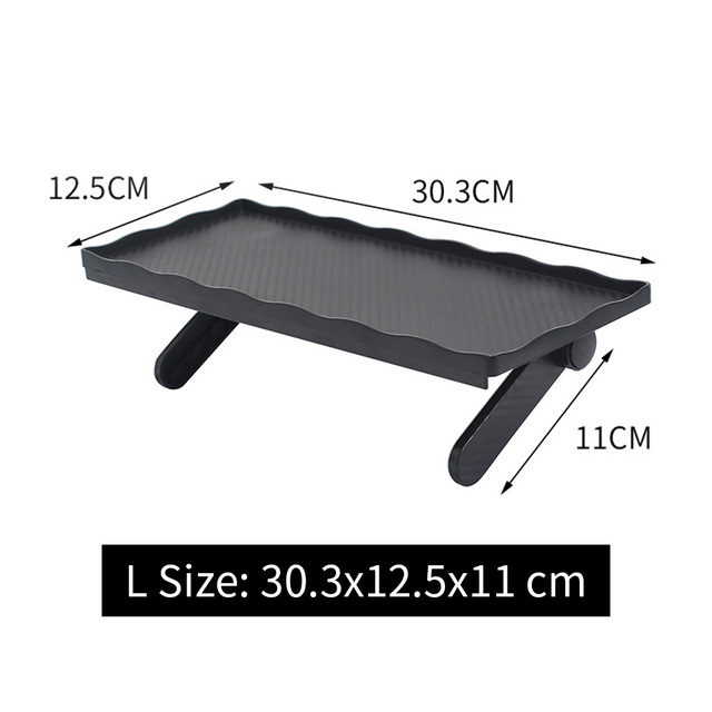 Adjustable TV Screen Top Shelf Organizer Bracket Stand Monitor Top Shelf Storage Holder for Media Boxes, Router, Game Console