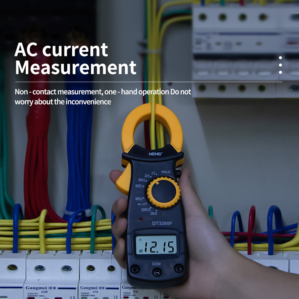 ANENG DT-3266F Digital Amper Clamp Meter Multimeter NCV Current Clamp Pincers