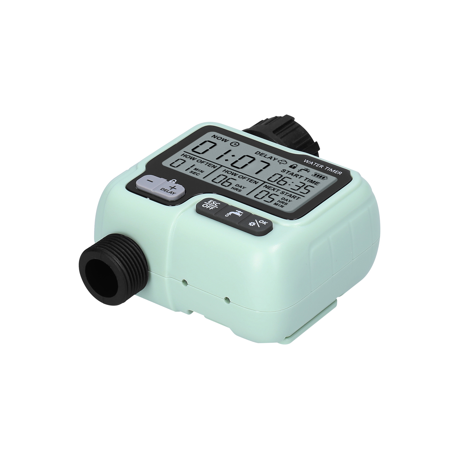IPX5 Waterproof Intelligent Automatic Irrigator Controller Home Garden Water Timer Automatic Drip Irrigation System Controller