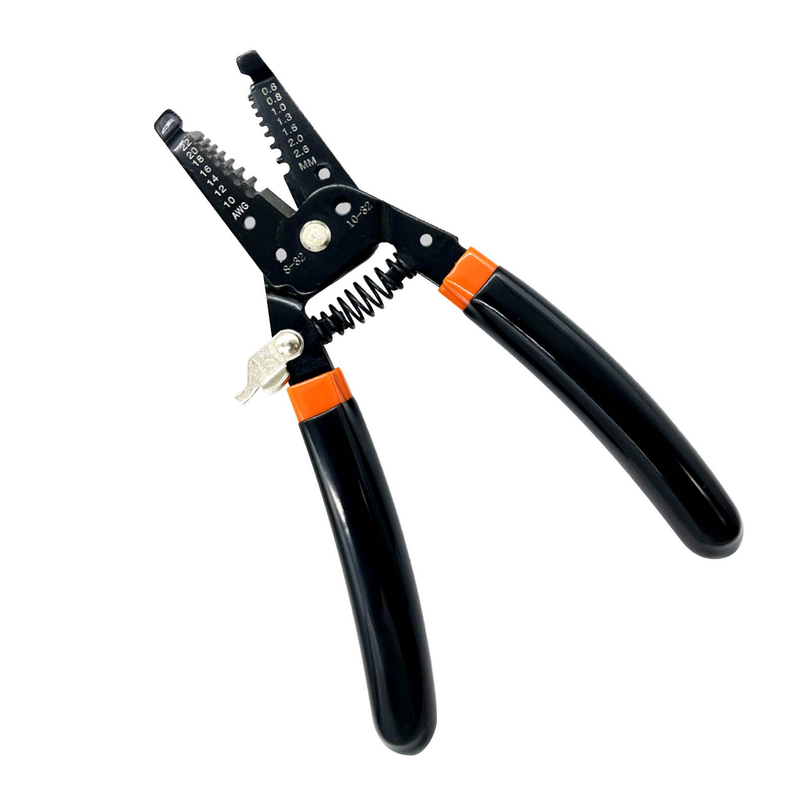Wire Stripper 22-10 AWG Bent Handle Wire Stripping Cutting Hex Nut Clamping Tool Cable Cutter Strippers Electrician Hand Tools