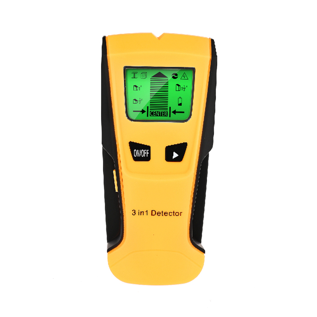3 In 1 Metal Detector Find Metal Wood Studs AC Voltage Live Wire Detect Wall Scanner Electric Box Finder Digital Wall Detector