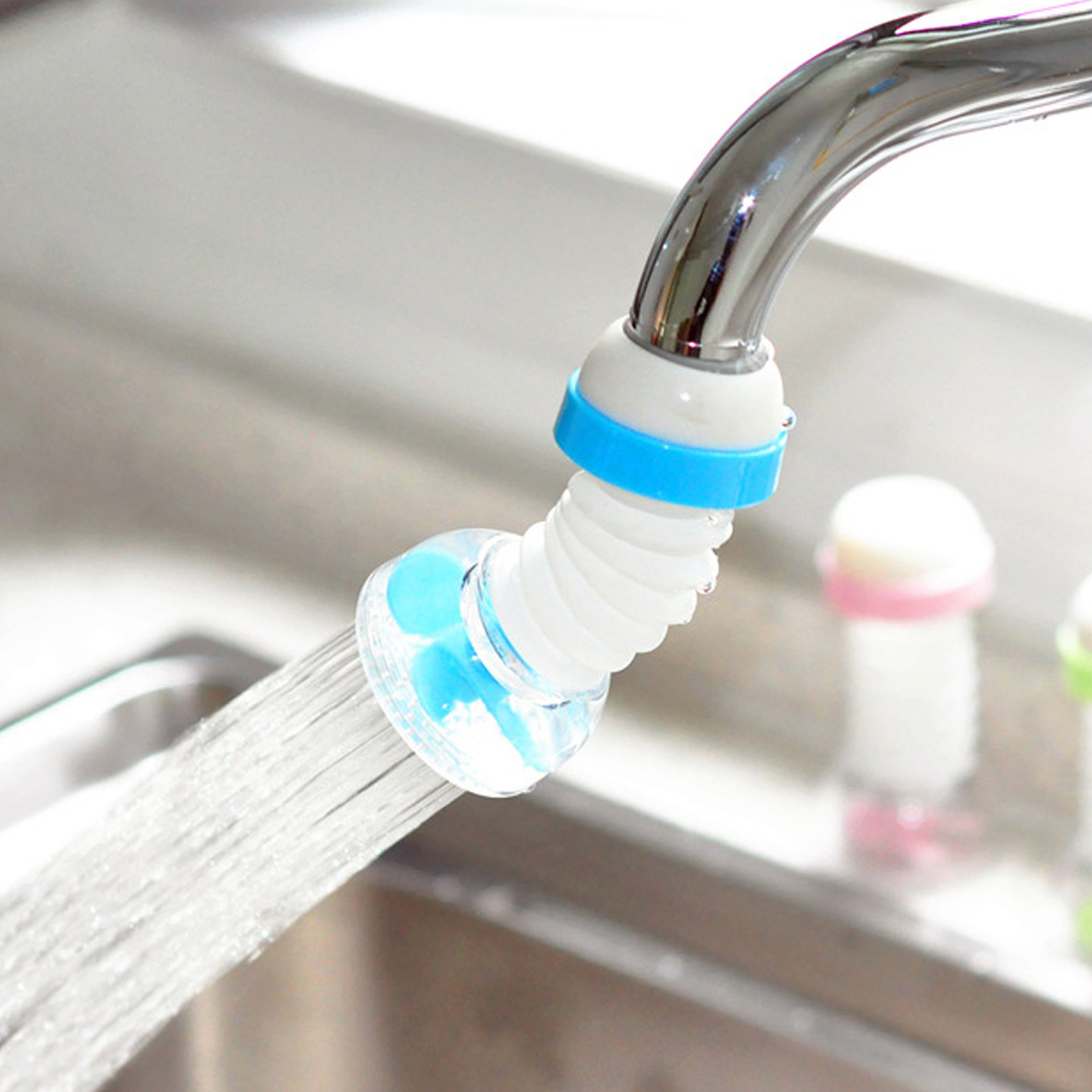 360 Degree Swivel Faucet Tub Bathroom Water Saver Tool Hand Washing Faucet Extender Rotating Faucet Aerator Kitchen Accessories