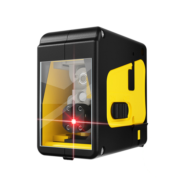 Green/Red Light 2 Line Laser Level Vertical Horizontal Line High-precision 3° Self-leveling Function Laser Level for Door Window